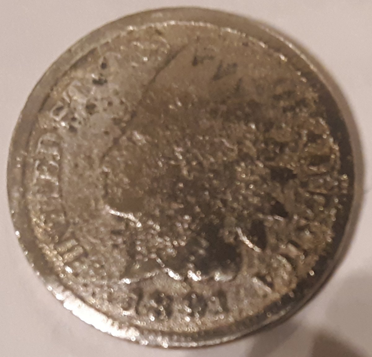 1891-1c-Indian-Head-Cent-On-Steel-Planchet?